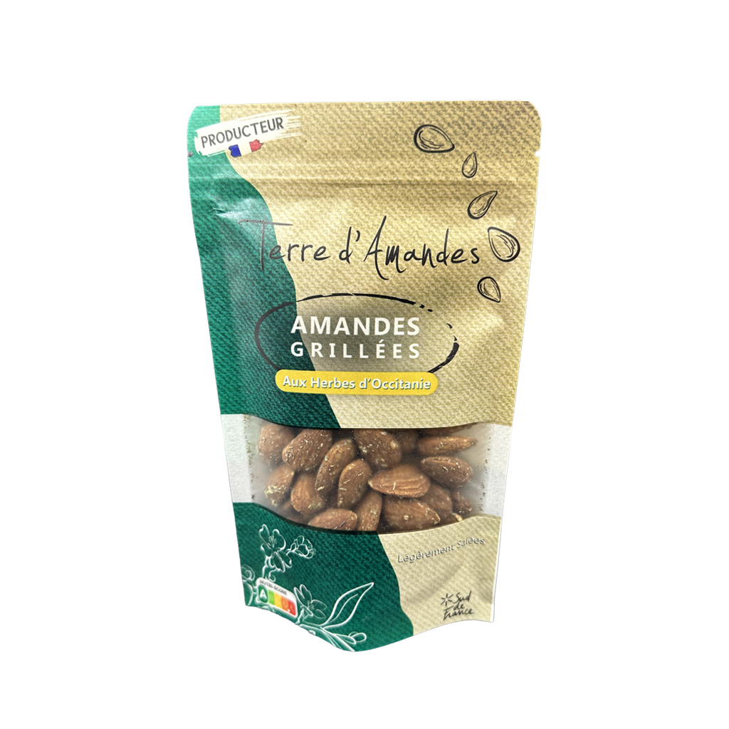 Amandes grillées - Herbes d'Occitanie