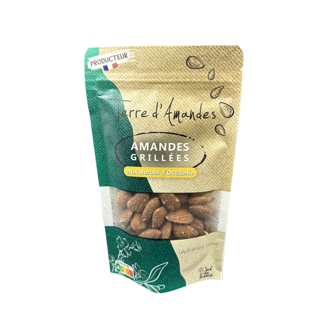Amandes grillées - Herbes d'Occitanie