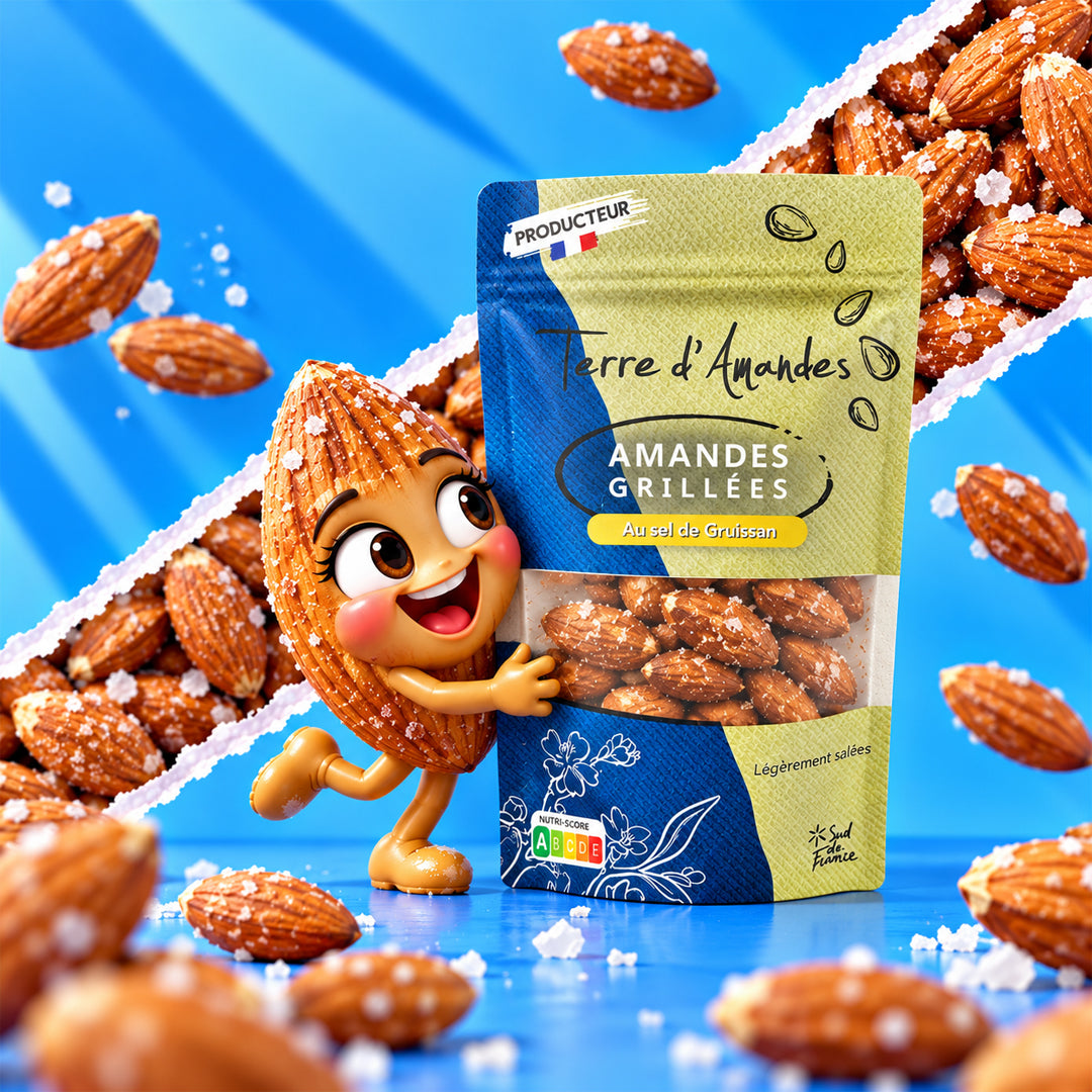 Amandes grillées - Sel de Guérande