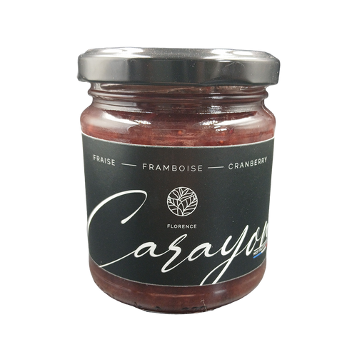 Confiture - Fraise framboise et cranberry