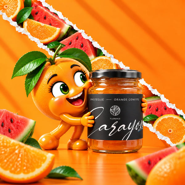 Confiture - Pastèque et orange confite