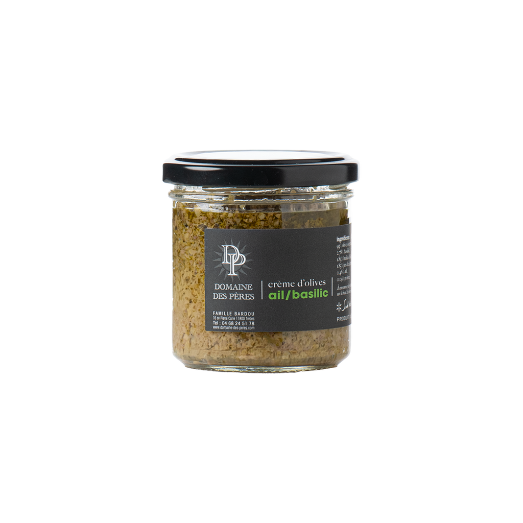 Crème d'olives - Ail et basilic