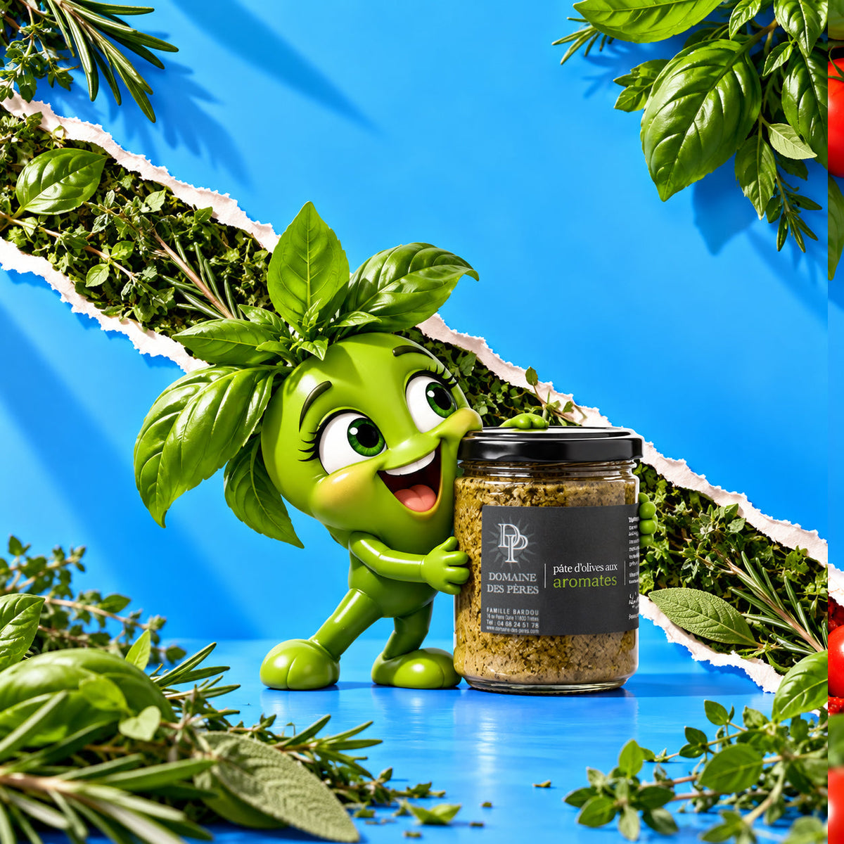 Pâte d'olives aux aromates
