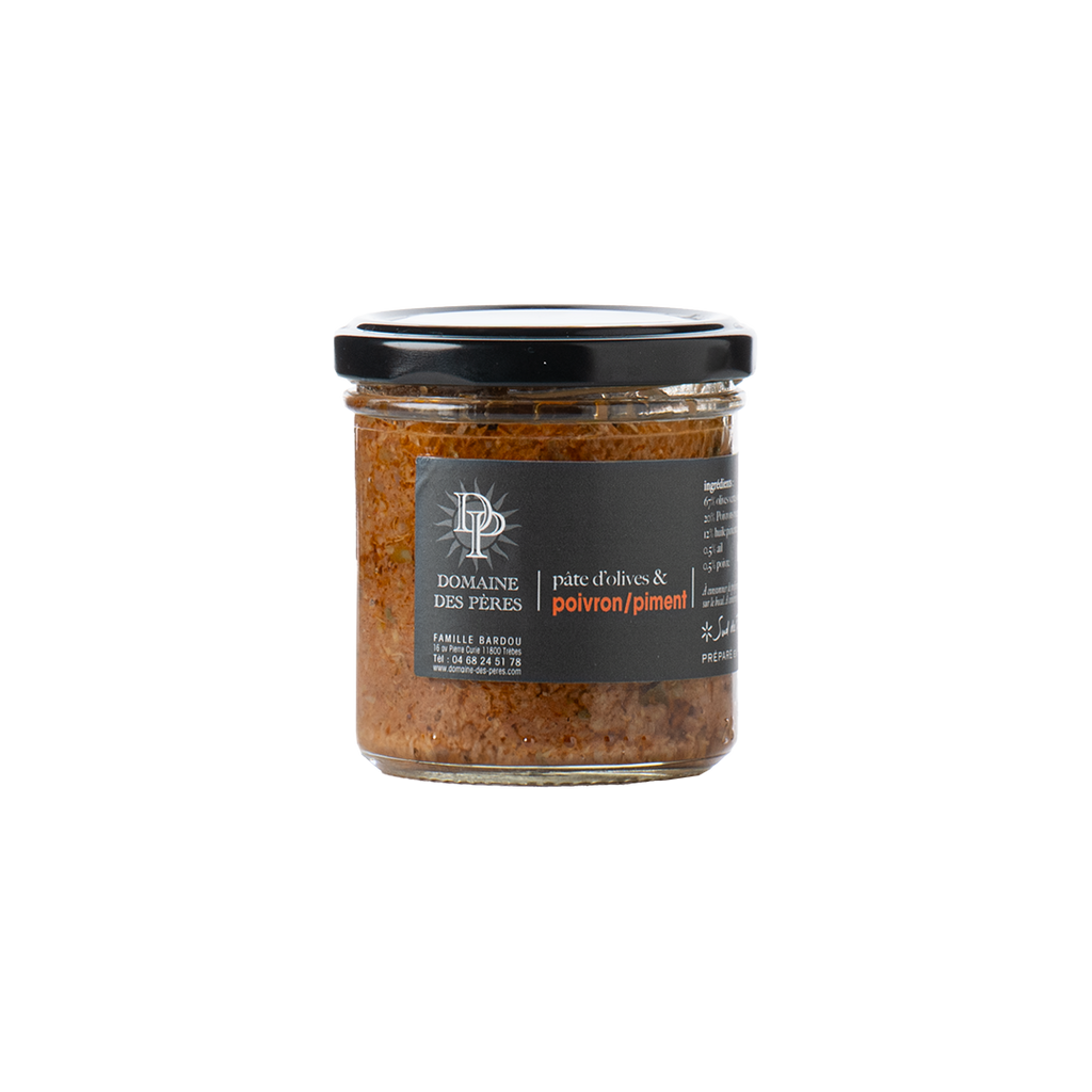 Pâte d'olives - Piment et poivron
