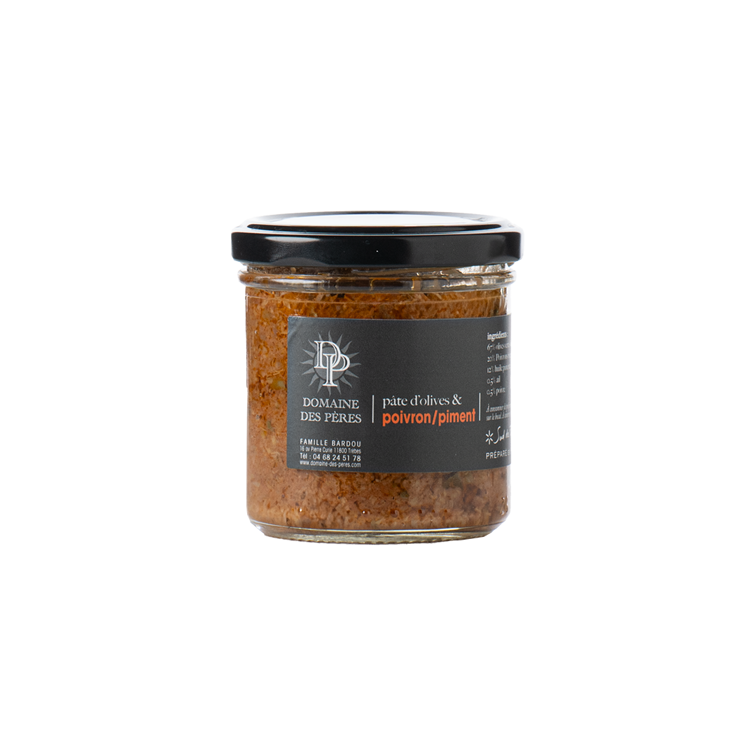Pâte d'olives - Piment et poivron