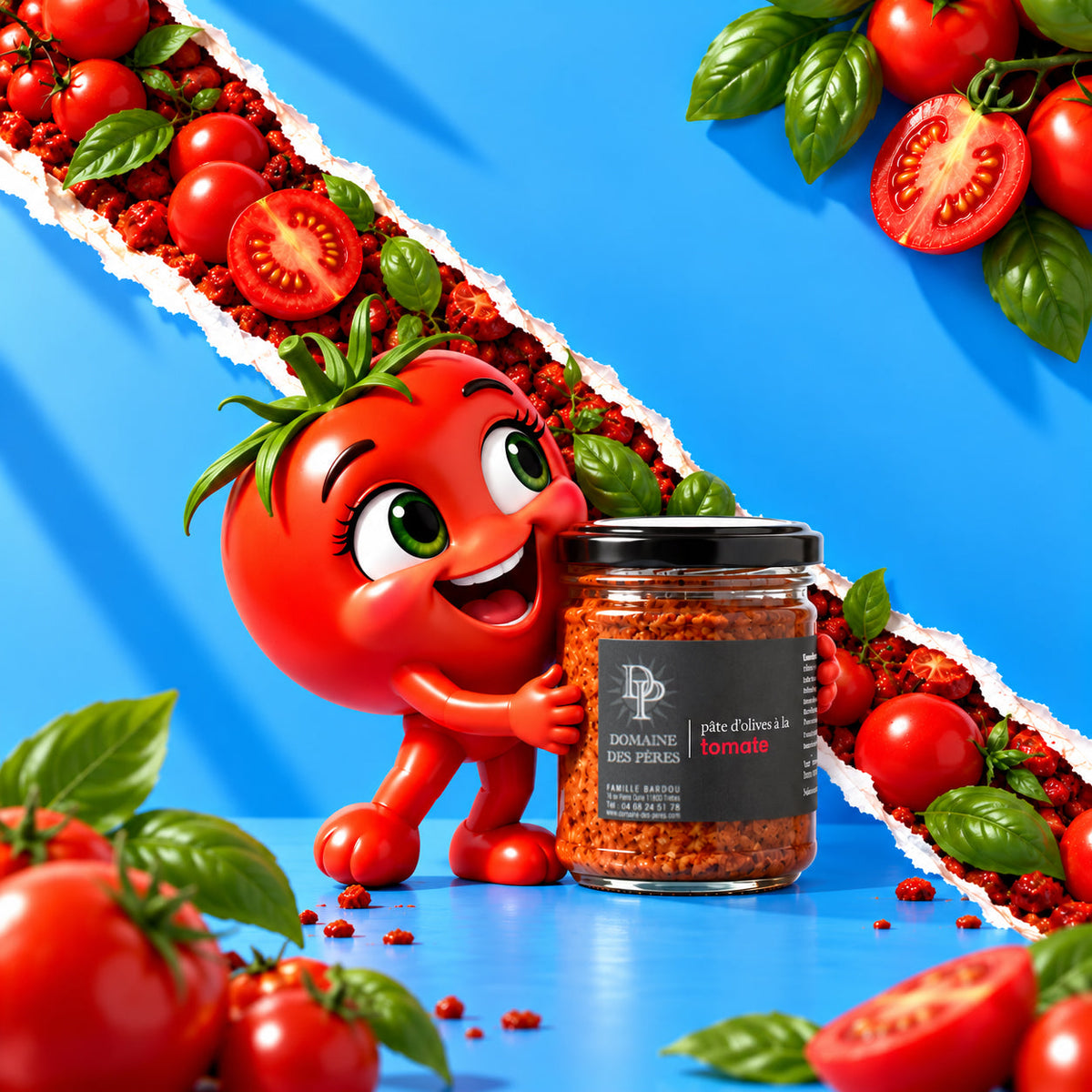 Pâte d'olives à la tomate
