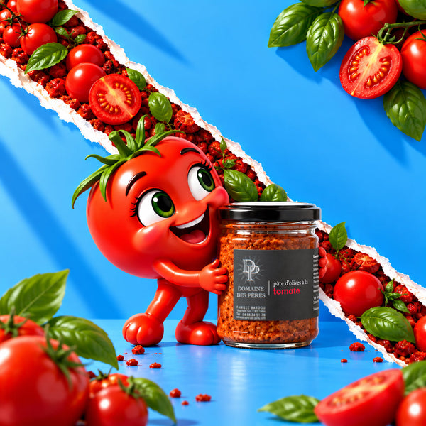 Pâte d'olives à la tomate