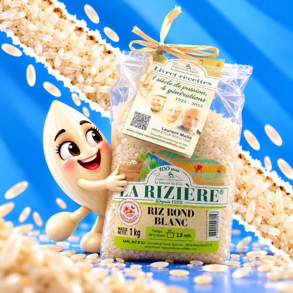 Riz rond - Blanc