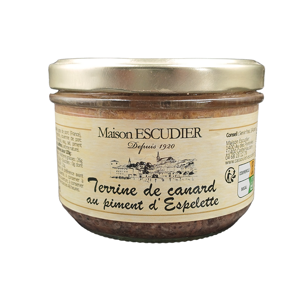 Terrine de canard au piment d'Espelette