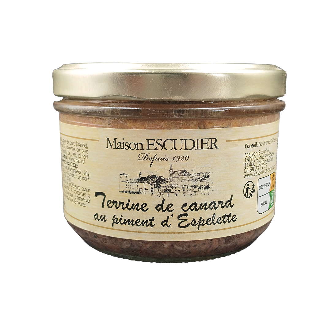 Terrine de canard au piment d'Espelette